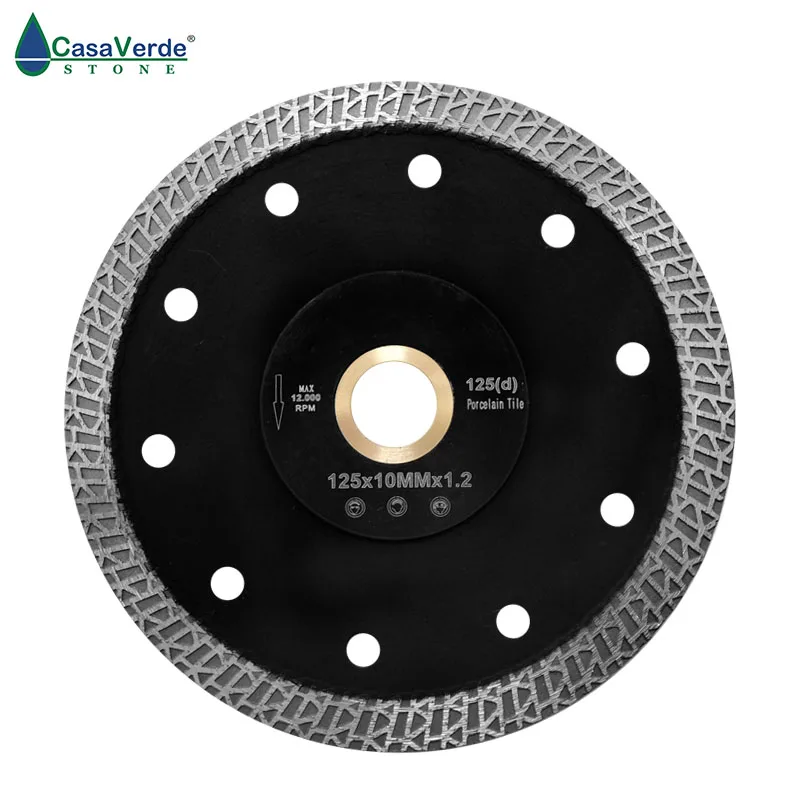 Free shipping DC-SRSB03 5 inch diamond saw blade 125mm for porcelain and ceramic tile cutting