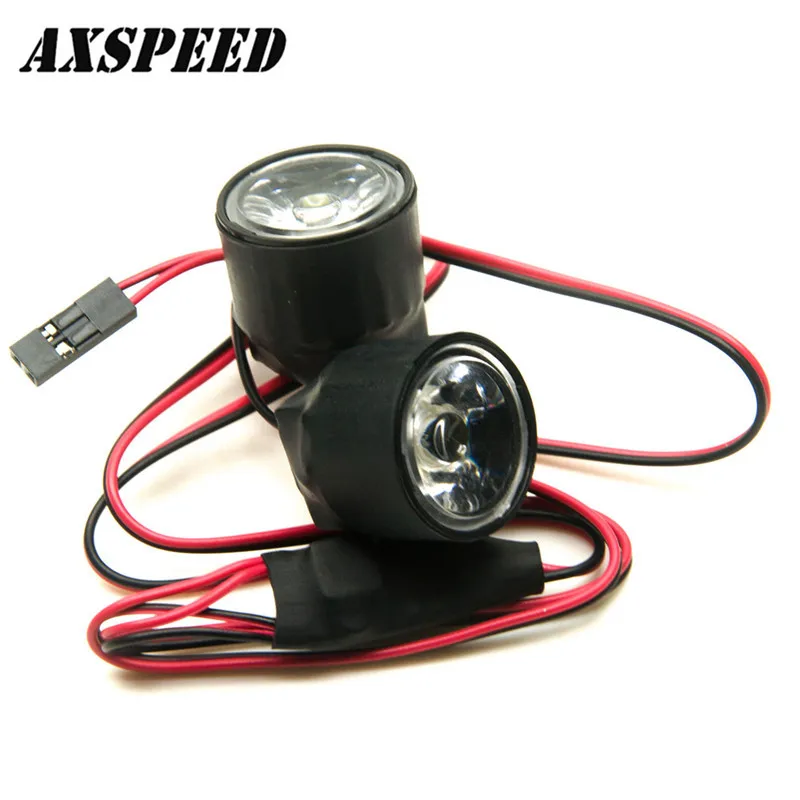 AXSPEED RC Car LED Light 1W/3W Night Navigation Searchlight High Bright Signal Headlight Flashing Lamp for 1/10 RC Mode Car Part