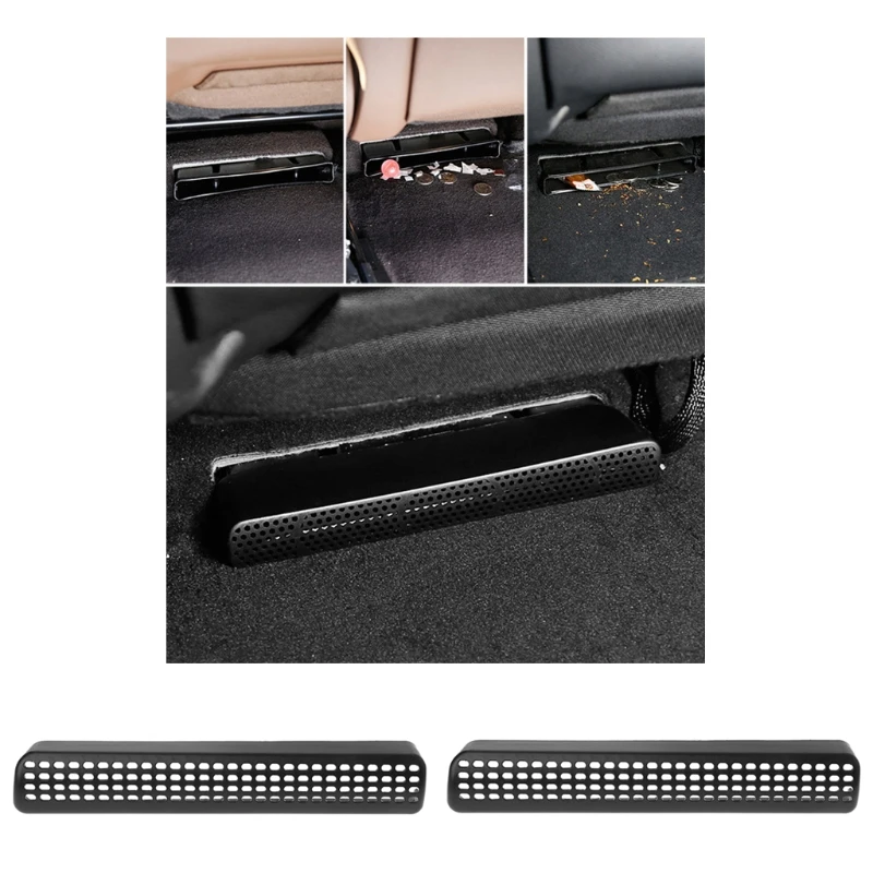 2019 New 2Pcs Car Rear Seat Air Condition Vent Outlet Case For Peugeot 3008 5008 II 17 18