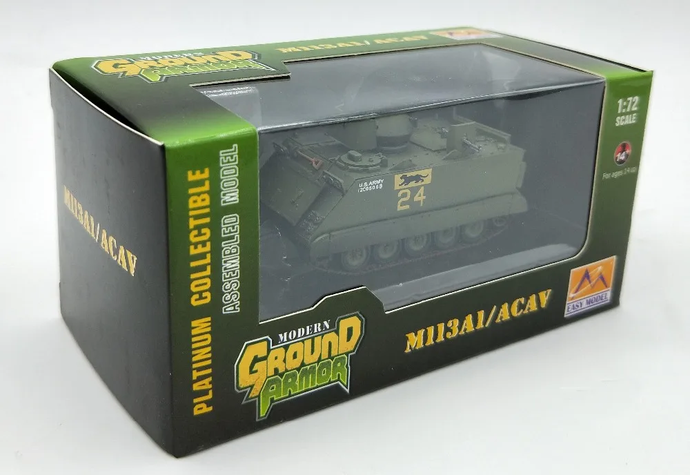 1:72 U.S. M113A2 Tracked Armored Vehicle Model Tank Model Trumpeter 35003  Collection model