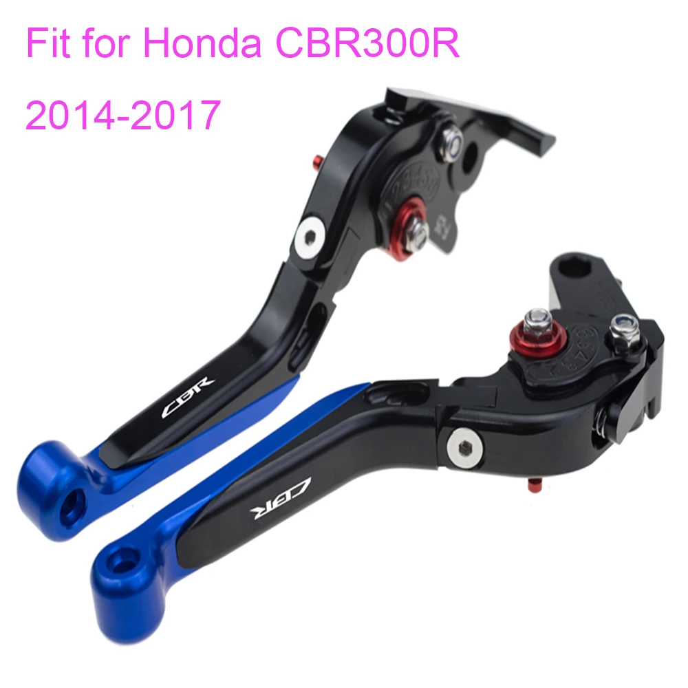 KODASKIN Left and Right Folding Extendable Brake Clutch Levers for Honda CBR300R 2014-2017