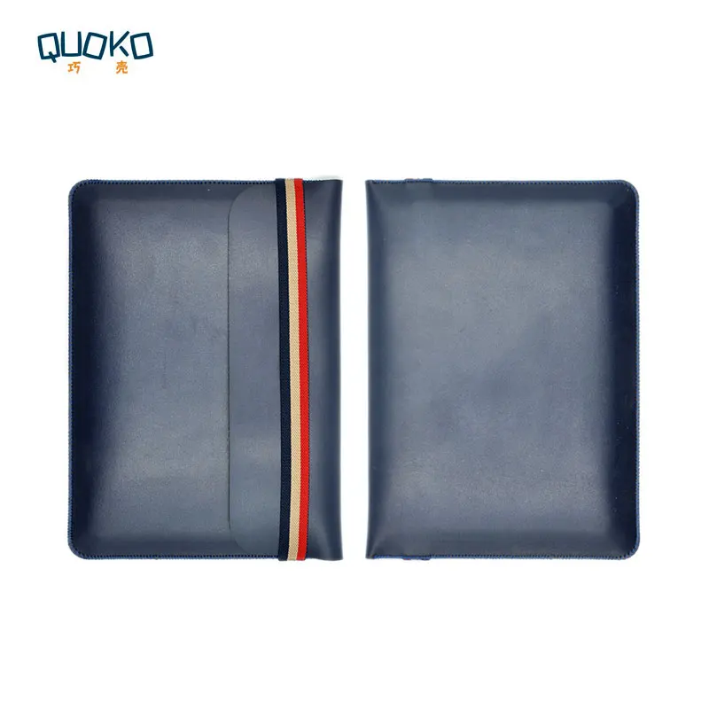 Laptop bag case Microfiber Leather Sleeve for 2017 2018 MacBook Pro Retina & Air 12 13 15 Coloured elastic band Style sleeve
