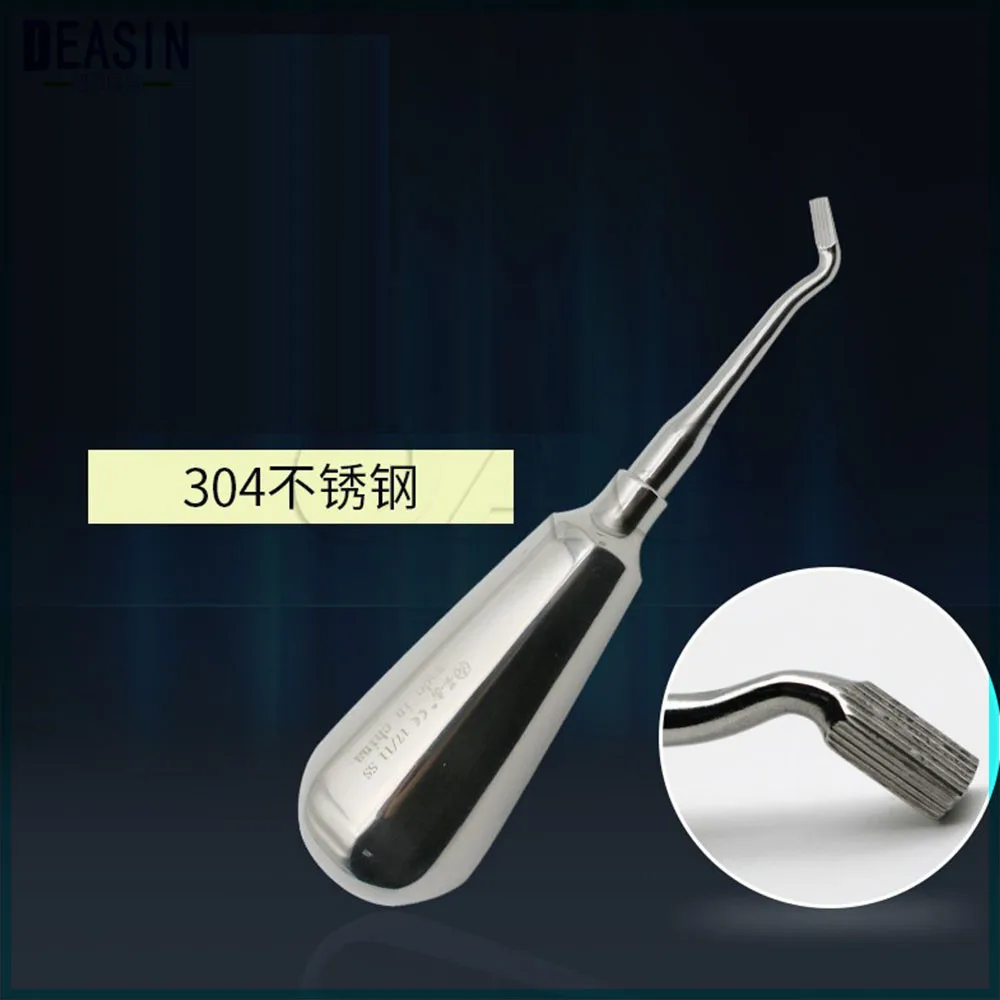 

Dental Minimally Invasive Tooth Extraction Elevator Metal Handle Non-Slip Minimally Invasive stabbe Dental Elevator awl bodkin