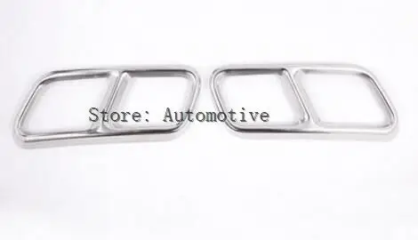 For Mercedes Benz S Class W222 Coupe R Class W251 10-17 GL Class X166 13-15 AMG Part 304 Steel Exhaust Cover Trim