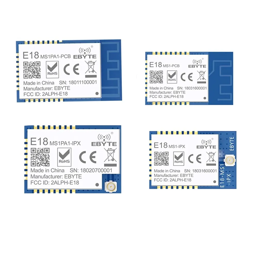 CC2530 +CC2592 CC2530F256+PA(CC2592) WIRELESS module 2.4G zigbee PEX/IPX 20dBm /0.8km IO/0.2KM 4DB