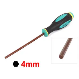 UXCELL 1Pcs 75mm Long Antislip Grip H4 4mm Hex Hexagon Magnetic Tip Screwdriver