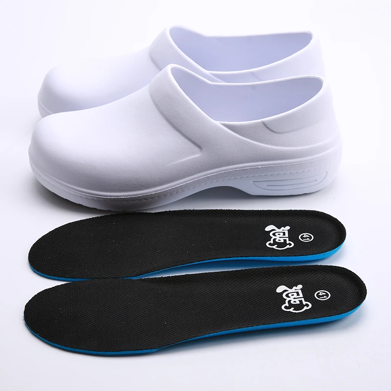 Eva Hoge Kwaliteit Antislip Waterdichte Olie-Proof Keuken Werkschoenen Voor Chef Master Cook Hotel Restaurant Slippers platte Sandalen