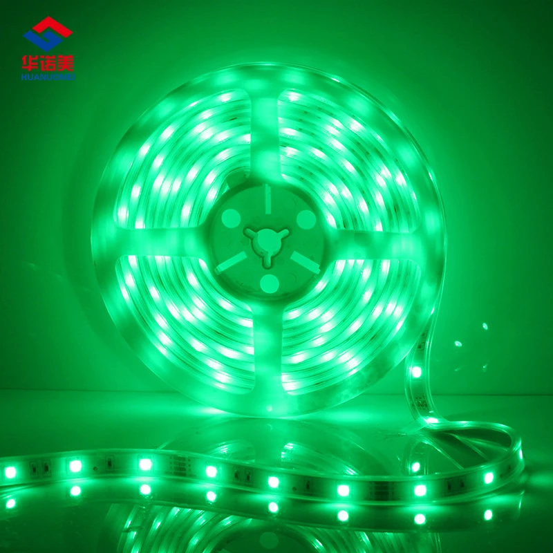 

5M/Roll 30LEDs/m SMD5050 Green Flexible LED Strip 5050 SMD 12V LED Light Tape Green Lamp Lighting Waterproof IP67 White PCB