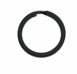 100pcs/lot 25mm 30mm Black Keyring Split Ring (Never Fade) Key Rings For Bag Keychain Diy Jewelry Making Sleutelhanger Key Ring