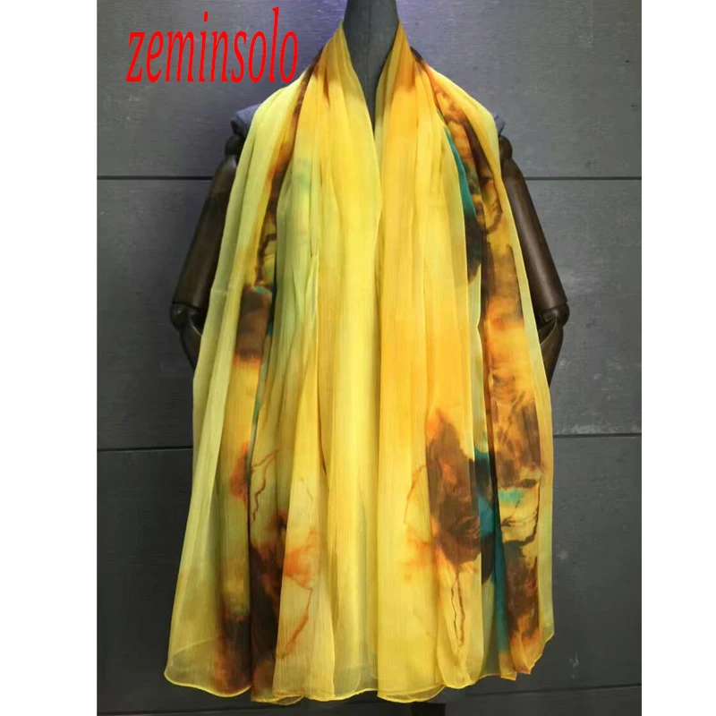 Imitation Slik Scarf For Women Autumn New Style Graffiti Women Scarves Shawl Wrap 140*180cm All-match Printing Soft Scarf Stole