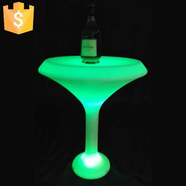 Hotel columna LED Bar Table lumineuse Glow in the dark Party Decorations Lumineux interieur Table Free Shipping 4pcs/Lot