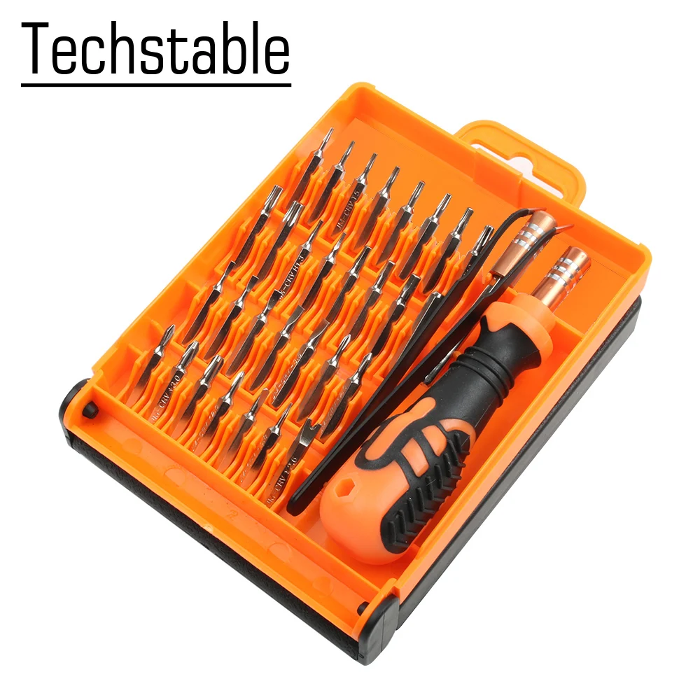 33 in 1 di Precisione Set di Cacciaviti Smontare Per Tablet Computer Portatile Del PC Del Calcolatore Del Telefono Della Vigilanza Mini Elettronica Strumenti di Riparazione Kit