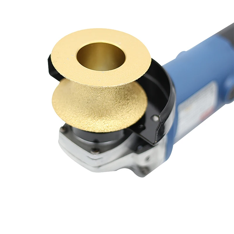 

Brazing diamond angle grinder stone grinding wheel semi-circular edging round glass pottery porcelain marble grinding