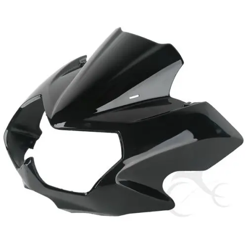 Motorcycle ABS Upper Front Fairing Cowl Nose Cockpit Mask For Kawasaki Z750 2004-2006 2005 Vivid Black Blue White