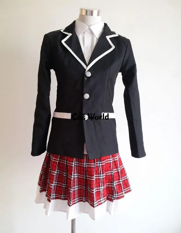 Chunibyou Demo Koi ga Shitai Takanashi Rikka Schuluniform Mantel Hemd Kleid Outfit Anime Cosplay Kostüme