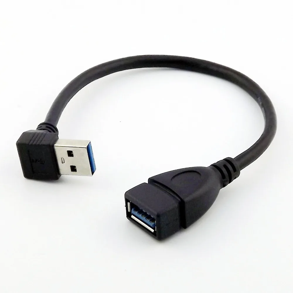 

20pcs USB 3.0 Type A Female To USB 3.0 A Male Plug Data Extension Adapter Connector Cable UP/Down/Left/Right Angle