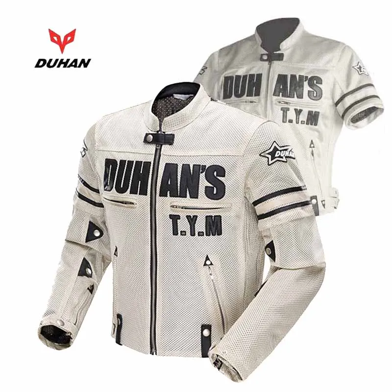 

Сетчатая мотоциклетная куртка мужская DUHAN с длинными и короткими рукавами Moto CE защитное пальто одежда для мотокросса куртка для мотоциклиста