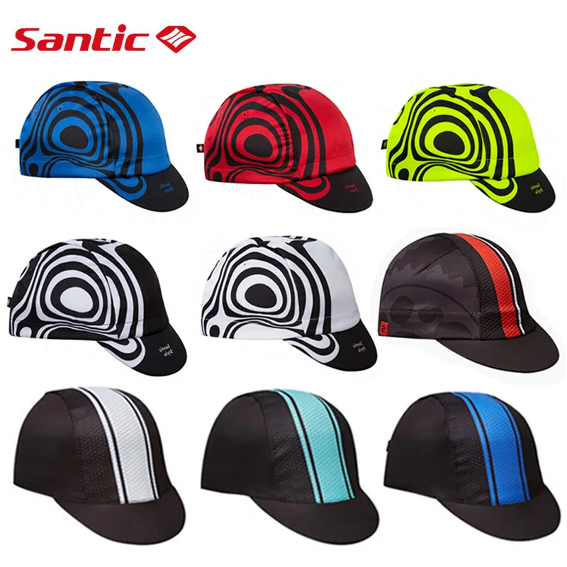 Santic Men Women Breathable Cycling Cap Windproof Warm MTB Road Bike Hat Headwear Spring Summer Outdoor Bicycle Motorcycle Caps