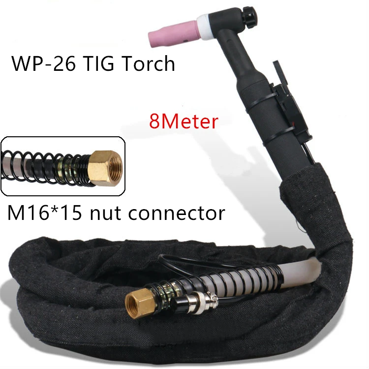 

8M torch body WP-26 SR-26 TIG welding torch for TIG welding machines Complete welding torch soldering iron