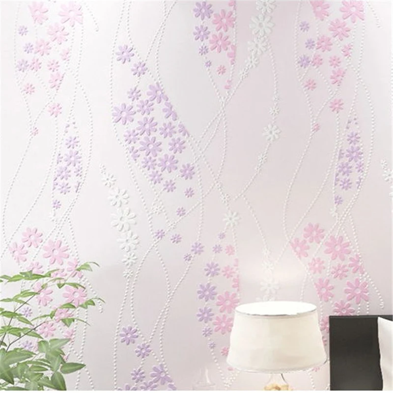 

Beibeangpapel де parede теплые обои для спальни, гостиной, дивана в американском стиле, садовые цветы 3d из нетканого материала