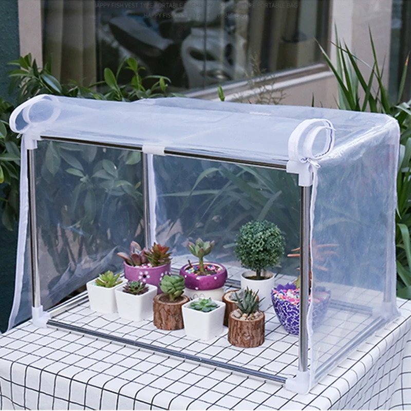 Customizable Bonsai Flower Succulent Plants Keep Warm Grow Tent Winter Anti Freezing Garden Patio Greenhouse Growing Tent