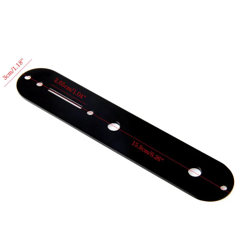 1PC Wonderful Quality Plated Control Plate  Telecaster Tele Electric Guitar Black Guitar Parts