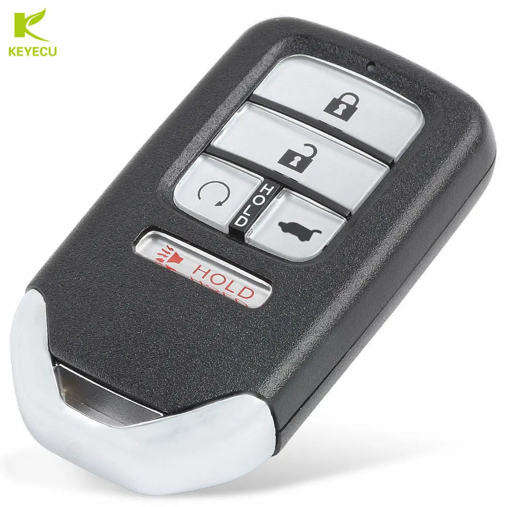 KEYECU Replacement Smart Remote Key Fob 433MHz ID47 Chip for Honda Civic 2017-2021 CR-V 2017-2019 Pilot 2016-2019 FCC ID: KR5V2X