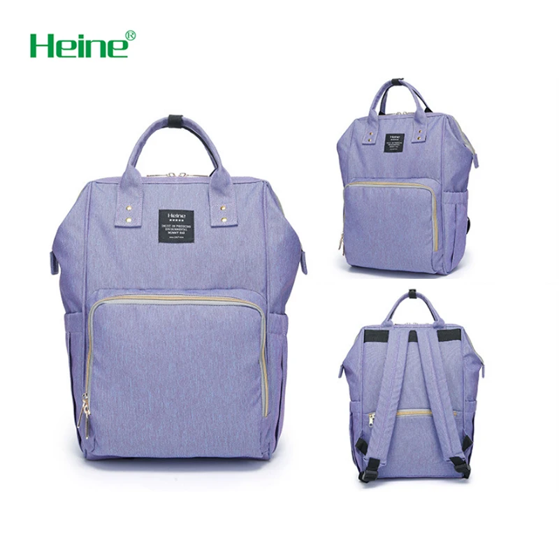 Heine Fashion Mummy Maternity Nappy Bag Brand Large Capacity Baby Bag Travel Backpack Designer Nursing Bag for Baby Care H10182