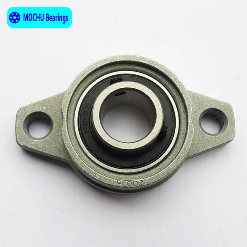 

1pcs 17mm KFL003 kirksite bearing insert bearing shaft support Spherical roller zinc alloy mounted bearings pillow block housing