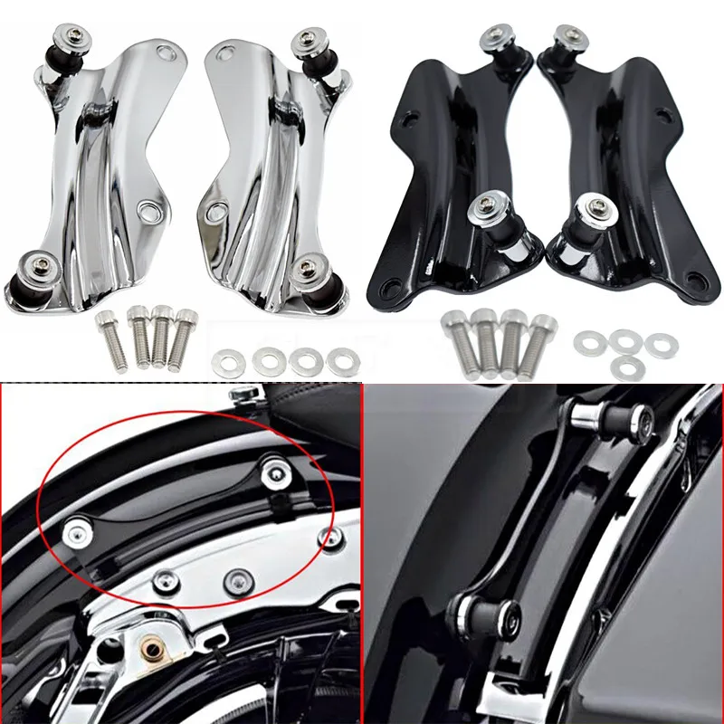 

For Harley Road Glide / Special FLTRX 2015 16- 2017 2018 2019 CVO Street Glide Road King Motorcycle 4 Point Docking Hardware Kit