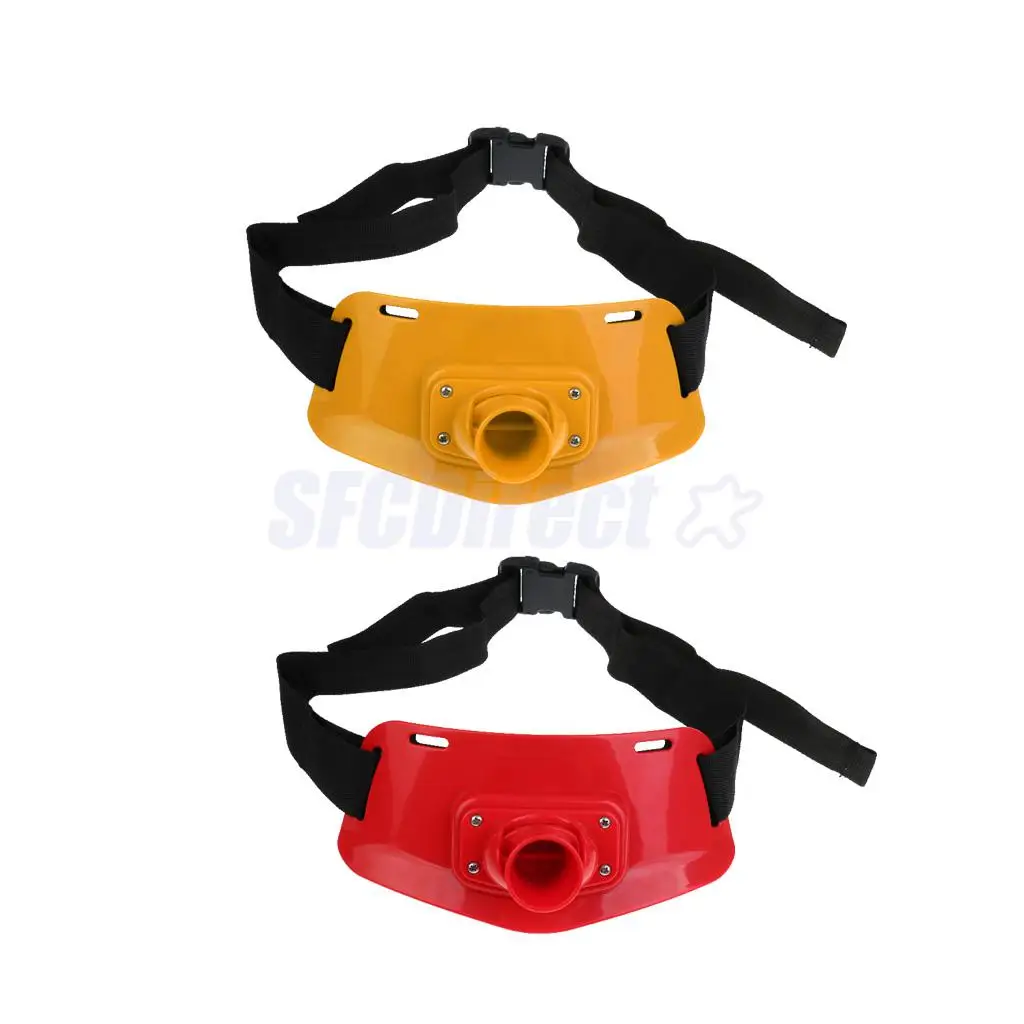 Offshore Stand Up Fishing Fighting Belt Waist Rod Holder Fishing Harness Red/Yellow