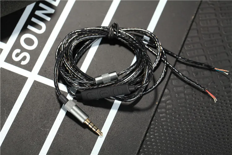 Diy провод для наушников с микрофоном Универсальный микрофон с регулировкой громкости