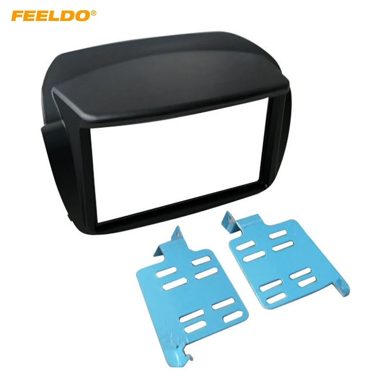 

FEELDO Car 2Din Radio Fascia Frame for FIAT Doblo/OPEL Combo Tour(D) Stereo DVD Audio Panel Dash Installation Trim Kit #AM5202