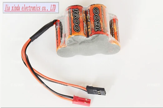 Vb-bateria recarregável ni-mh, 6v, 2, 3a, 1600mah, 2, 3a, 5x1.2v, recarregável, gasolina, receptor trapezoidal