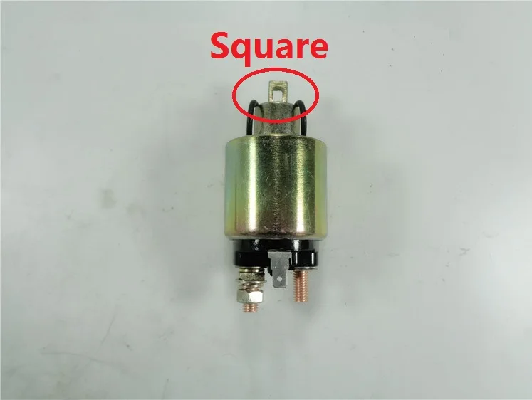 Free Shipping Square Diesel Engine 170F 178F 186F 186FA solenoid switch electric relay starting motor starter motor