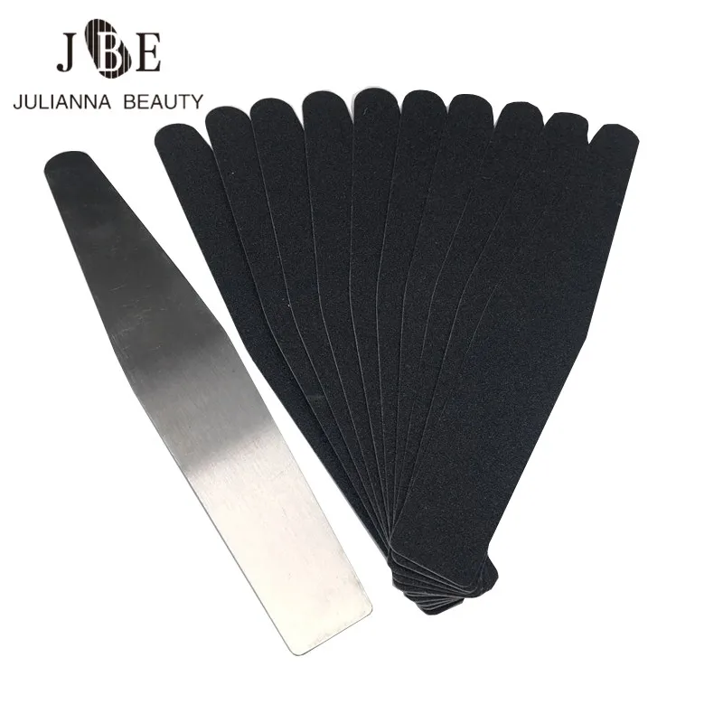 

20pcs Replaceable Nail Files Calluses Remover Manicure Stainless Steel Grit #100 Spare Replacement Sanding Cloth