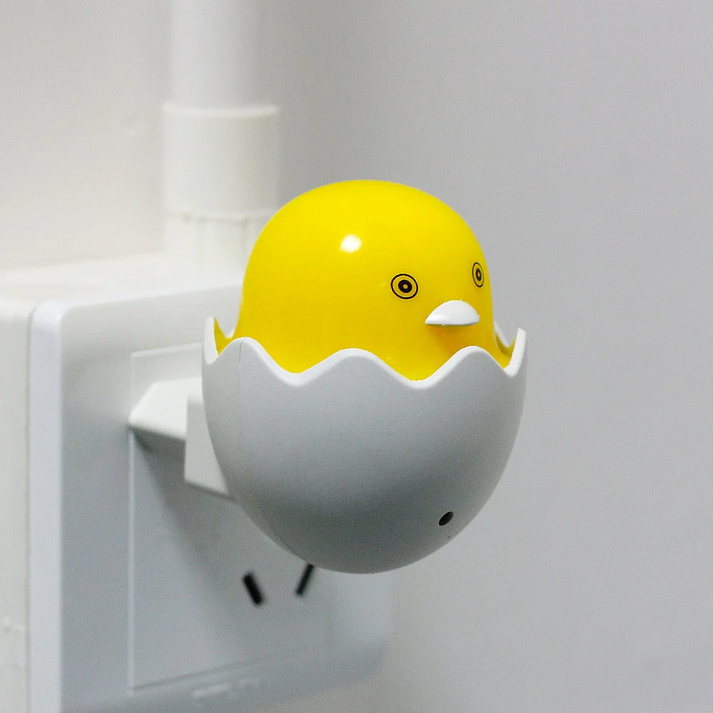 ANBLUB Yellow Duck LED Night Light Control Sensor LED Wall Lamp Remote Control for Home Bedroom Baby Children Kids Gift EU Plug