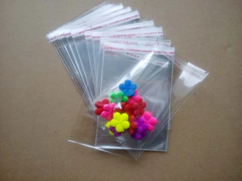 2000PCS 4x6cm Clear Resealable Cellophane/BOPP/Poly Bags Transparent Opp Bag Packing Plastic Bags Self Adhesive Seal for gift