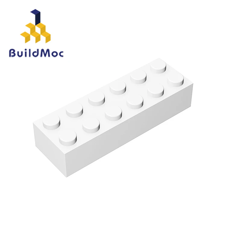 

BuildMOC 10PCS 44237 2456 2x6 high-tech Changeover Catch For Building Blocks Parts DIY Bricks Blocks Educational Classic Brand