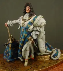 54mm Resin kit  Resin kit Sun King - Louis XIV