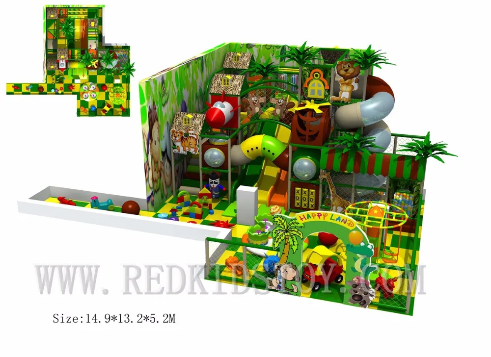 Exported to Bolivia Large Four Levels Indoor Playground 160510-B Design According to Your Local Area