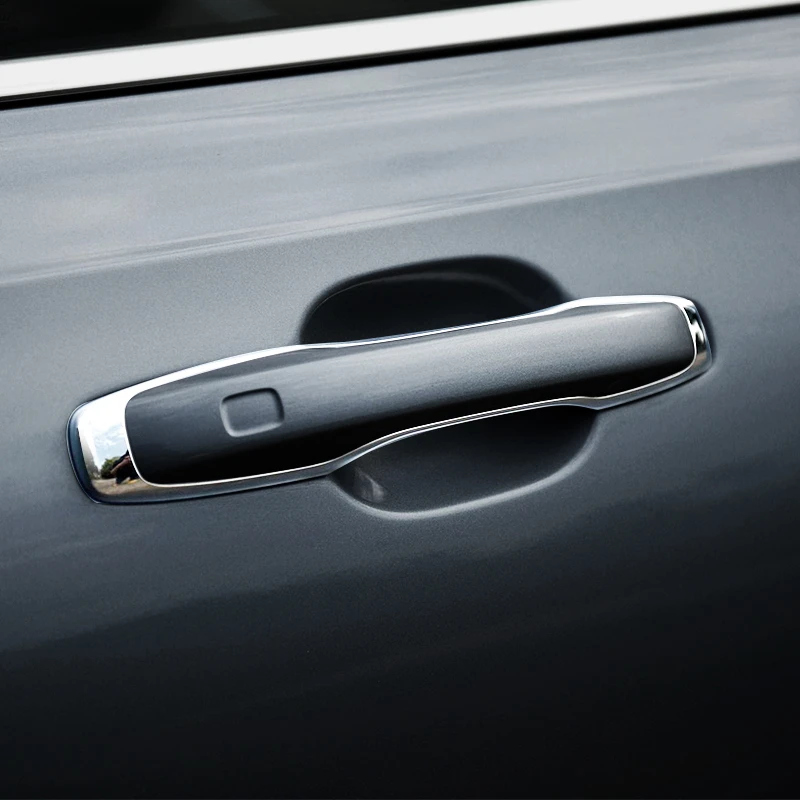 For Volvo XC60 XC90 S90 2018 2019 ABS Chrome Car Out Door Handle sticker cover trim car styling Accessories 4pcs