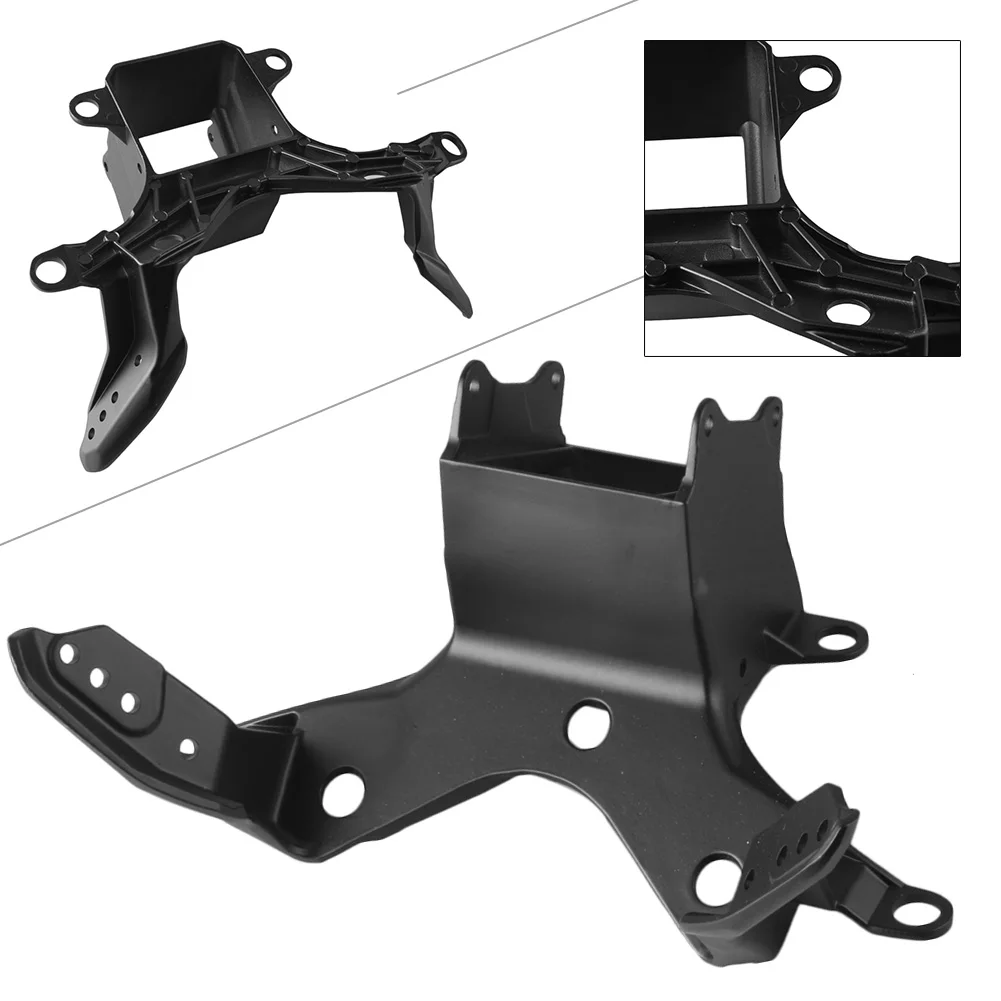 Motorbike Upper Front Fairing Stay Bracket Headlight Cowling Frame For Yamaha YZF R6 2008 2009 2010 2011 2012 CNC Aluminum