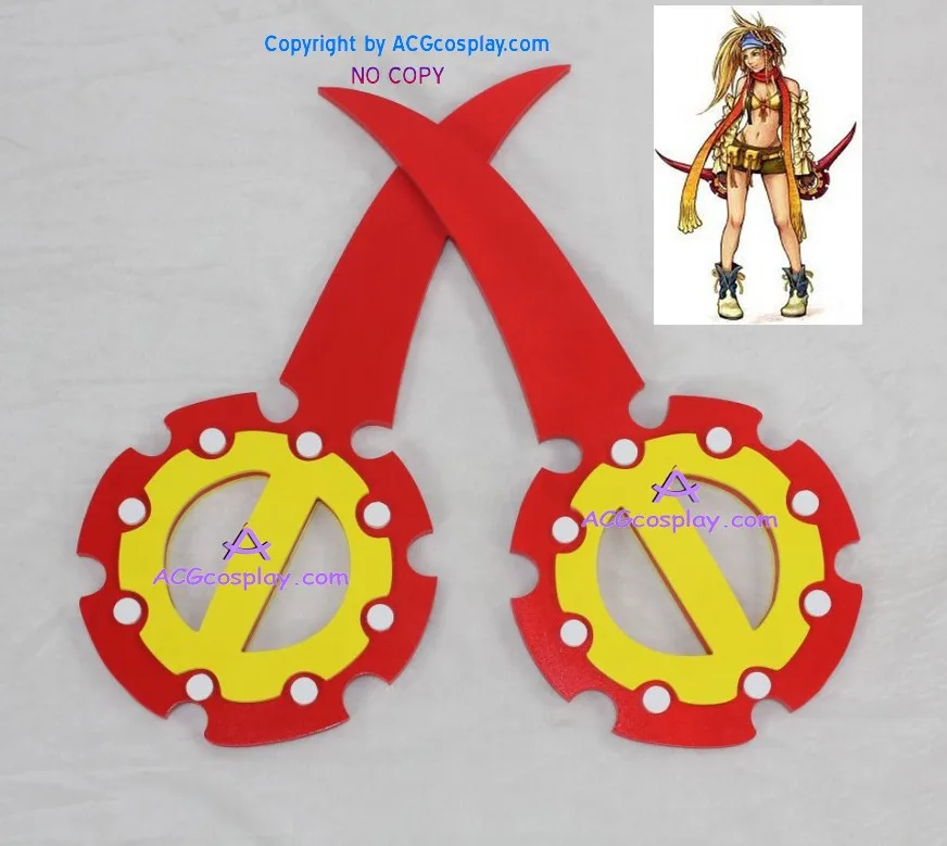 

Final Fantasy X 10 Rikku Double Flywheel Weapon cosplay props PVC made