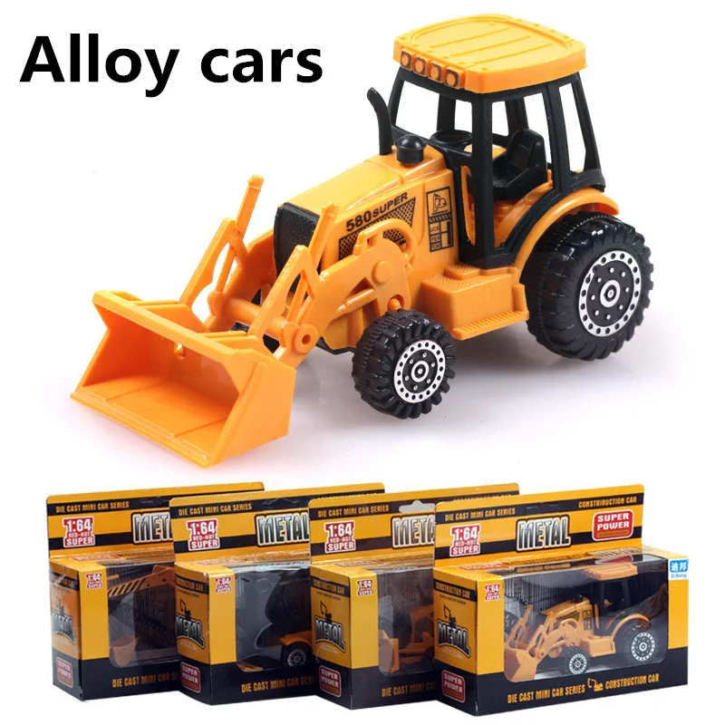 

1:64 scale alloy engineering models, slide toy car, Excavators, forklifts, trucks,Children's educational toys,free shipping