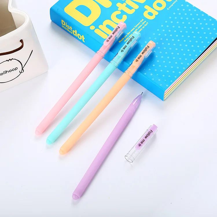 40 pcs Creative Stationery Candy - Colored Gel Pen Cartoon Little Fresh Student Water Cute Office Supplies Sign Pen