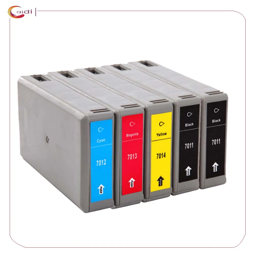 

5Pack Compatible Ink For Epson WorkForce Pro WP-4000 4015DN 4095DN 4500 4515DN 4525DNF 4595DNF printer T7011 T7012 T7013 T7014