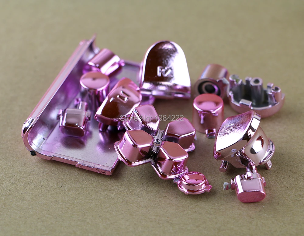 OCGAME 2 مجموعات/وحدة أزرار كاملة Mod مجموعة كروم ل بلاي ستيشن 4 PS4 تحكم المقود لعبة فيديو 8 ألوان