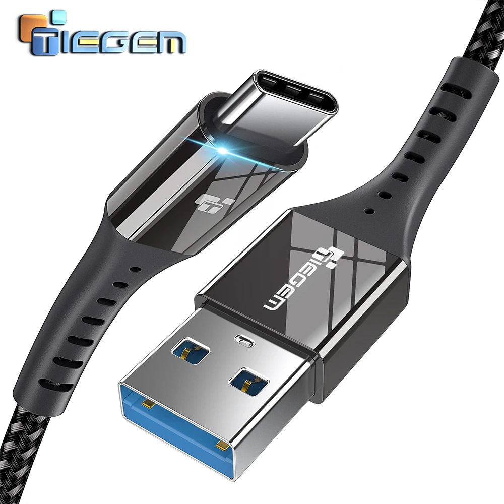 

TIEGEM USB 3.0 Type C Cable 3A USB C Cable for Huawei P9 P10 P20 Fast Charging USB Type-C Cord for Samsung S9 S8 Note 8 9 Plus