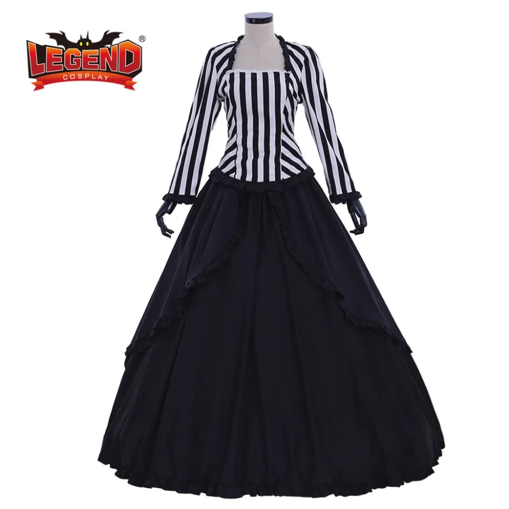 

Gothic Victorian Medieval Costume Women's Dress Party Costume Masquerade Black Vintage Cosplay dress